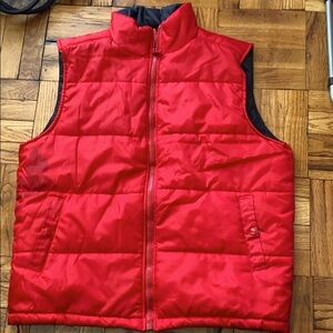 Cargo red polyester vest size: XL
